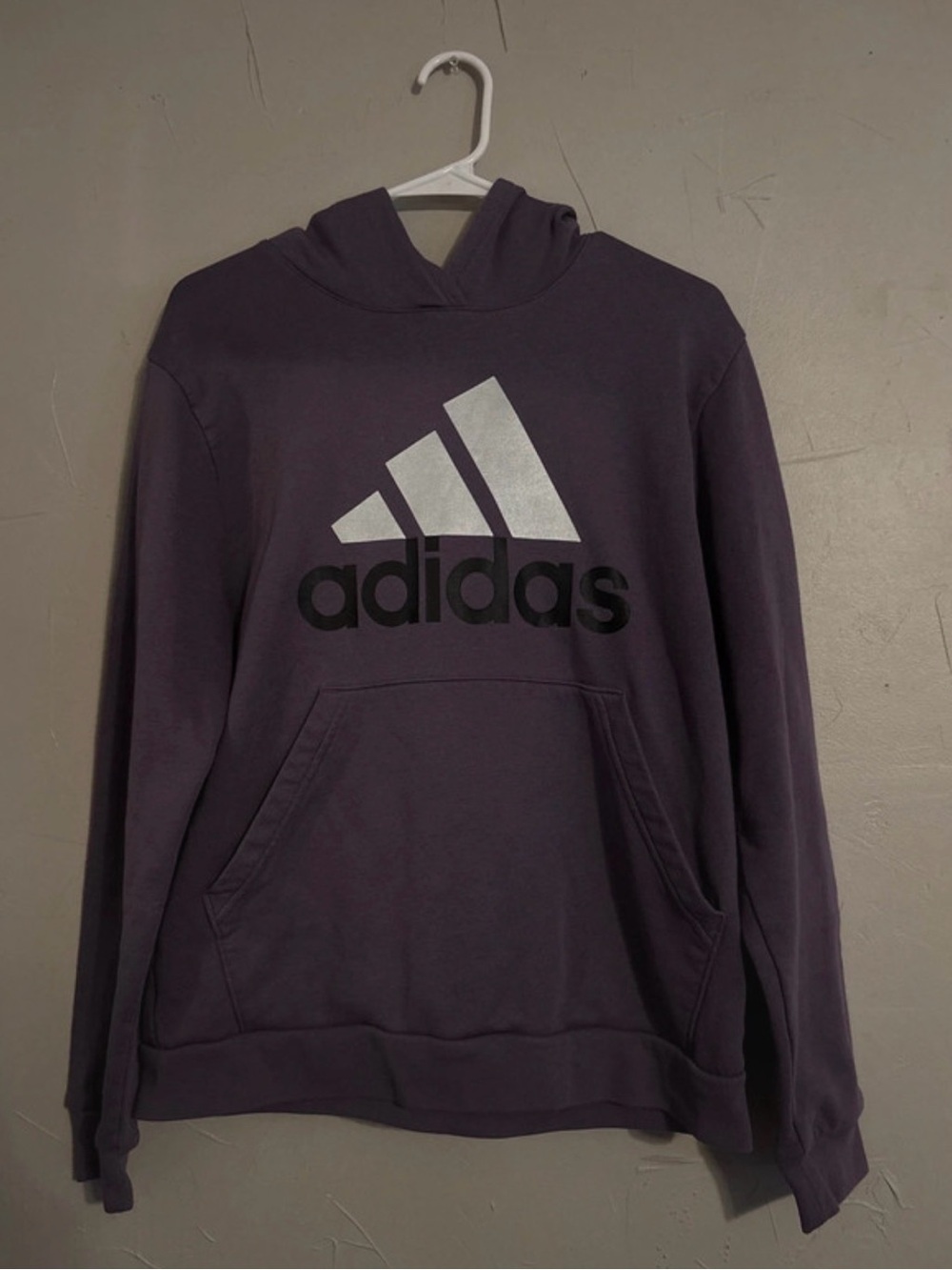 adidas Women's Hooded Sweatshirt in Dark Purple